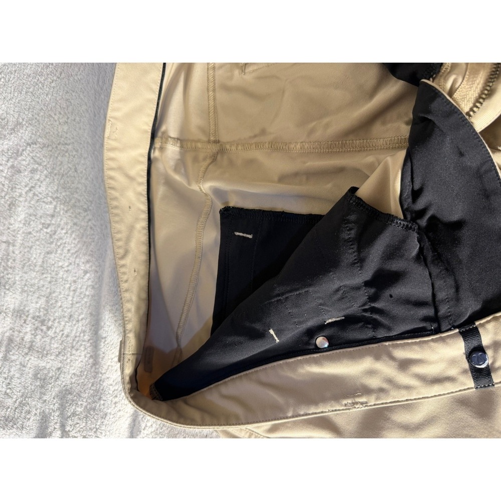 Lululemon Commission Slim Fit Warpstreme Pants Khaki Tan Mens 30x29 Chino - Picture 4 of 16